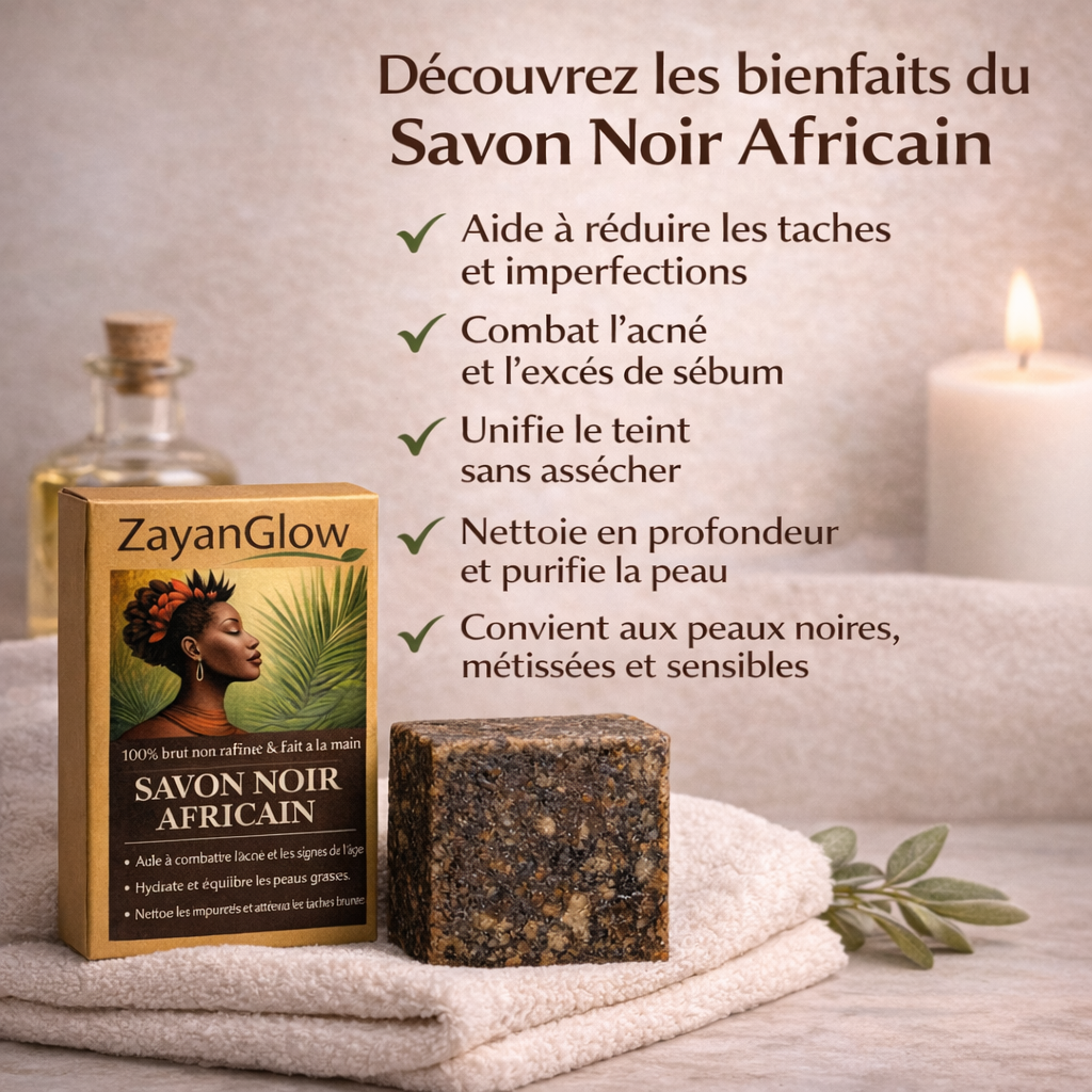 Savon Noir Africain anti-tâches